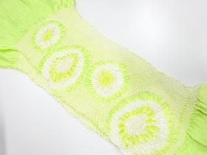 正絹　絞り　帯揚げ